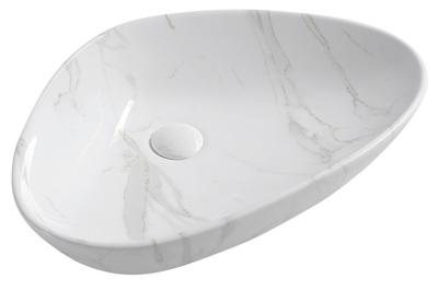 Keramische Opbouw Waskom Sapho Dalma 58,5x39 cm Wit