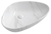Keramische Opbouw Waskom Sapho Dalma 58,5x39 cm Wit