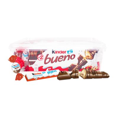 Kinder chocolade mix: Kinder Maxi, Schokobons & Bueno - 604g