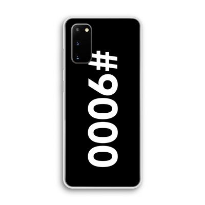 #9000: Samsung Galaxy S20 Transparant Hoesje
