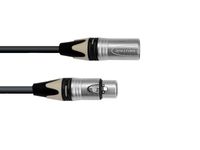 PSSO DMX cable XLR COL 3pin 15m bk Neutrik - thumbnail