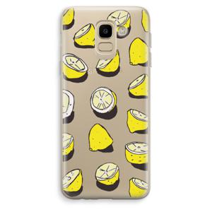 When Life Gives You Lemons...: Samsung Galaxy J6 (2018) Transparant Hoesje