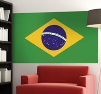 Sticker vlag Brazilië Sticker vlag Brazilië