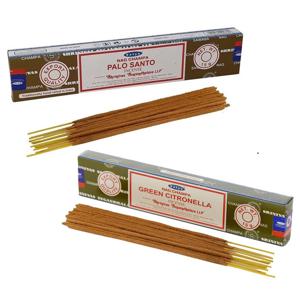 Wierook cadeaus set - 2x geurstokjes - Palo Santo en Citronella geur - Meditatie