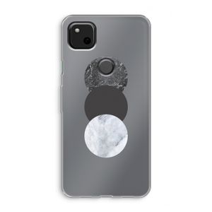 Marmeren cirkels: Google Pixel 4a Transparant Hoesje