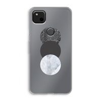 Marmeren cirkels: Google Pixel 4a Transparant Hoesje