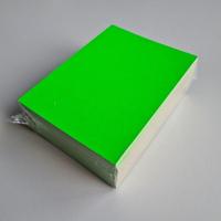 Prijskaart blanco fluor groen 12x16cm100