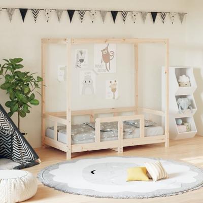 Kinderbedframe 70x140 cm massief grenenhout