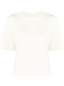 Off-White t-shirt en coton à logo embossé - Tons neutres