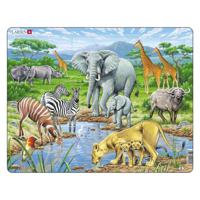 Selecta Larsen legpuzzel dieren - afrikaanse savanne, 65st.