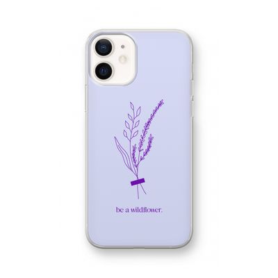 Be a wildflower: iPhone 12 Transparant Hoesje