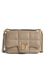 DSQUARED2 logo-plaque quilted leather bag - Tons neutres - thumbnail