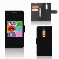 Nokia 5 Wallet Case met Pasjes Popart Princess - thumbnail