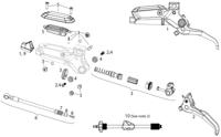 Sram schijfrem "maven ultimate stealth" disc brake maven ul. stealth rear 2000mm