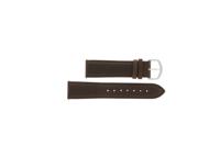 Horlogeband Universeel H444 Leder Bruin 22mm