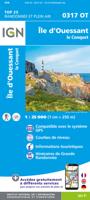 Wandelkaart - Topografische kaart 0317OT Île d'Ouessant, Le Conquet | IGN - Institut Géographique National