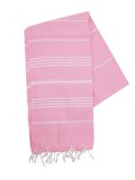The One Towelling Hamamdoek Pink/Wit The One Towelling Hamamdoek Pink/Wit