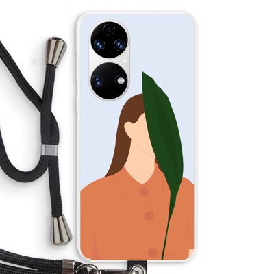 Leaf: Huawei P50 Transparant Hoesje met koord