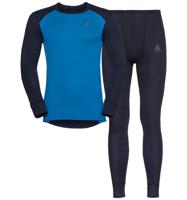 Odlo Active Warm Eco Special Set Heren Thermoset Dark Sapphire - Indigo Bunting M