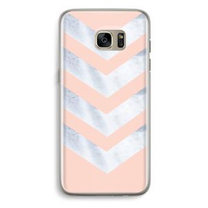 Marmeren pijlen: Samsung Galaxy S7 Edge Transparant Hoesje
