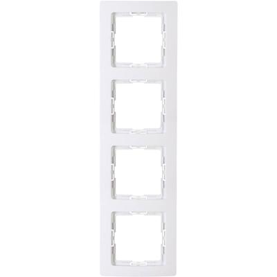 Kopp 308702000 Afdekking Frame 4-voudig HK05 Arctisch-wit 1 stuk(s)
