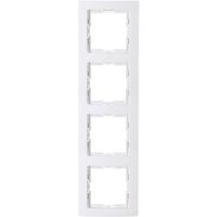 Kopp 308702000 Afdekking Frame 4-voudig HK05 Arctisch-wit 1 stuk(s)