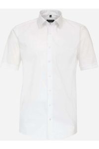 Redmond Comfort Fit Overhemd Korte mouw wit