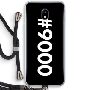 #9000: Samsung Galaxy J3 (2017) Transparant Hoesje met koord