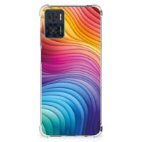 Shockproof Case voor Motorola Moto E22 | E22i Regenboog