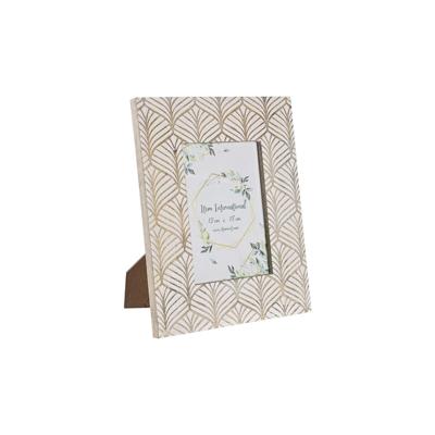 Fotolijsten DKD Home Decor 22,5 x 2 x 28 cm Kristal Bruin Wit Mangohout Stads