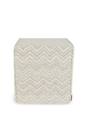 Missoni Home tabouret Columbia en jacquard - Tons neutres