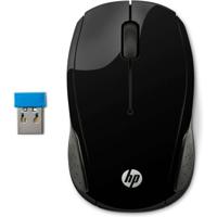 Wireless muis HP Wireless Mouse 200 Zwart