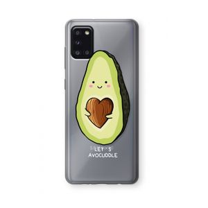 Avocuddle: Samsung Galaxy A31 Transparant Hoesje
