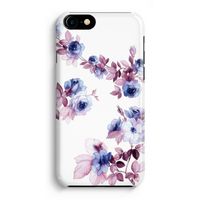 Waterverf bloemen: Volledig Geprint iPhone 7 Hoesje