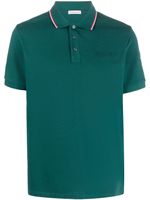 Moncler polo à logo embossé - Vert