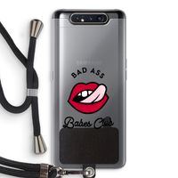 Badass Babes Club: Samsung Galaxy A80 Transparant Hoesje met koord