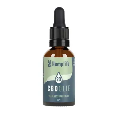CBD Olie 20% Hemplife - 30ml - 1 flesje