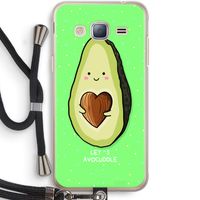 Avocuddle: Samsung Galaxy J3 (2016) Transparant Hoesje met koord