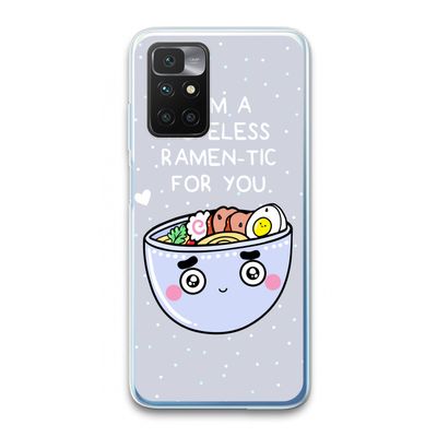 I'm A Hopeless Ramen-Tic For You: Xiaomi Redmi 10 Transparant Hoesje