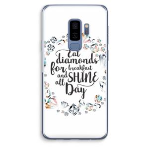 Diamonds: Samsung Galaxy S9 Plus Transparant Hoesje