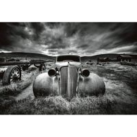 Fotobehang - Old Classic Car 384x260cm - Vliesbehang - thumbnail