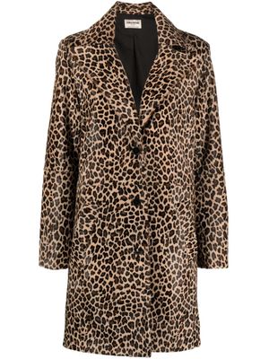 Zadig&Voltaire manteau à imprimé léopard - Tons neutres