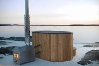 Interflex Hottub Luxe Ovaal 190x120 cm 18 mm thermo wood blank- - Hout- Interflex