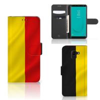 Samsung Galaxy J6 2018 | Bookstyle Case | Belgische Vlag Samsung Galaxy J6 2018 | Bookstyle Case | Belgische Vlag