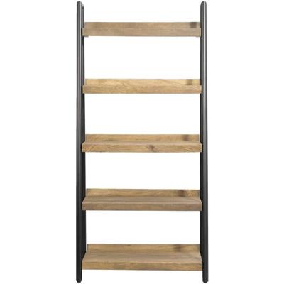 Leen Bakker - Wandkast Trevora - Mangohout - 180x88x40 Cm - Hout/Metaal - Bruin