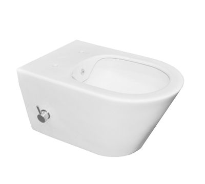 Mueller Monta randloze douche wc inclusief bidet 53cm wit Mueller Monta randloze douche wc inclusief bidet 53cm wit