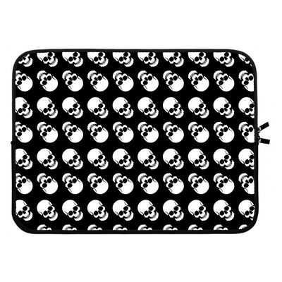 Musketon Skulls: Laptop sleeve 15 inch