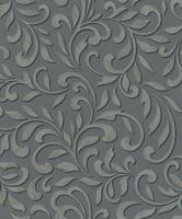 Novamur Jackie Behang met klassieke ornamenten-bladeren print - 6829-30