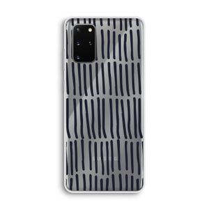 Moroccan stripes: Samsung Galaxy S20 Plus Transparant Hoesje
