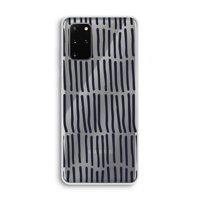 Moroccan stripes: Samsung Galaxy S20 Plus Transparant Hoesje